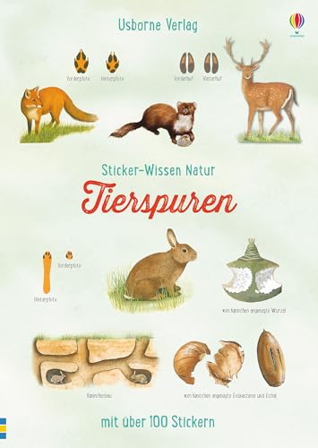 Sticker-Wissen Natur: Tierspuren (Sticker-Wissen-Natur-Reihe)