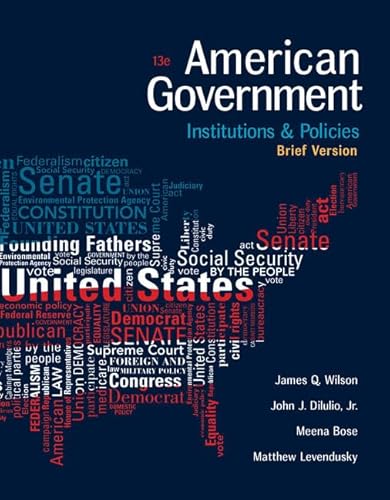 American Government: Institutions and Policies, Brief Version: Institutions & Policies: Brief Version (Mindtap Course List) von Cengage Learning