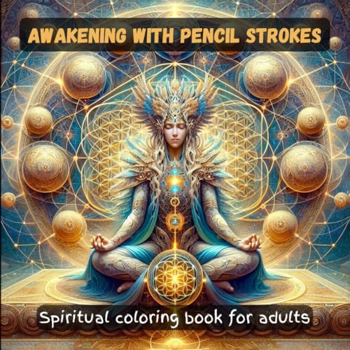 Awakening with pencil strokes: Spiritual coloring book for adults von Independently published