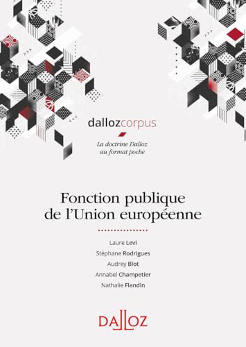 Fonction publique de l'Union européenne von DALLOZ