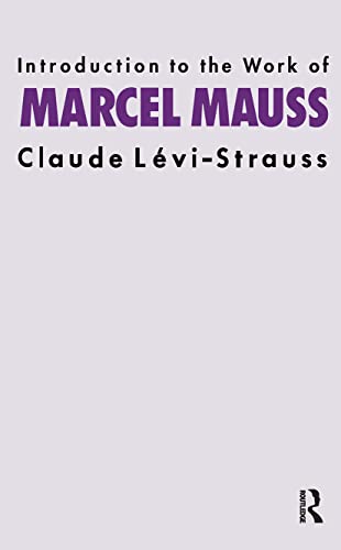 Intro Work Marcel Mauss von Routledge