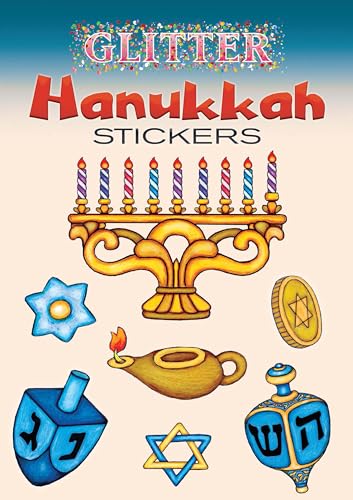 Glitter Hanukkah Stickers (Glitter Sticker Books) von Dover Publications