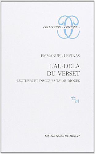 L'Au-delà du verset - Lectures et discours talmudiques