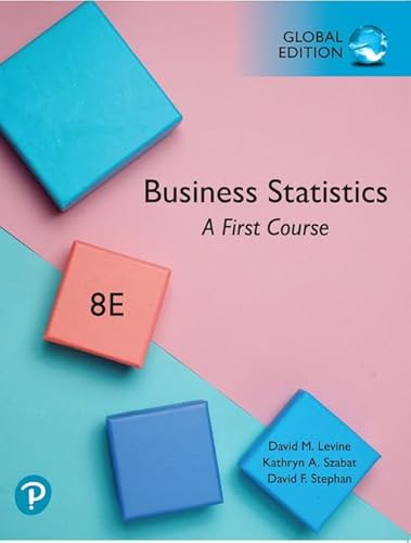 Business Statistics: A First Course, Global Edition von Pearson Education Limited