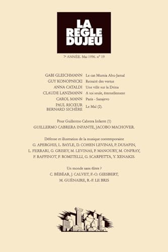 La règle du jeu n°19