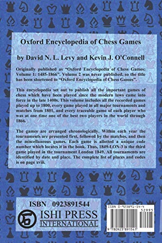 Oxford Encyclopedia of Chess Games