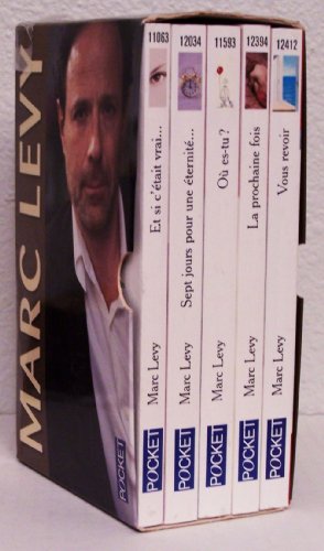 Marc Lévy Coffret en 5 volumes : Et si c'était vrai... ; Sept jours pour une éternité ; Où es-tu ? ; La prochaine fois ; Vous revoir Marc Lévy Coffret en 5 volumes : Et si c'était vrai... ; Sept jours pour une éternité ; Où es-tu ? ; La prochaine fois ; Vous revoir