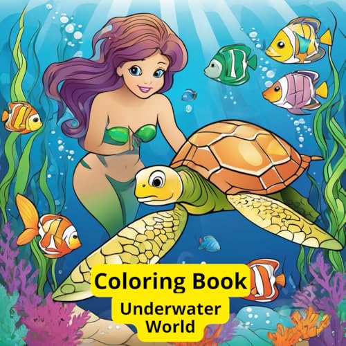 Coloring Book Underwater World: For Children and Teenagers von Independently published