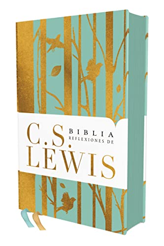 Reina Valera Revisada, Biblia Reflexiones de C. S. Lewis, Tapa dura, Turquesa, Interior a dos Colores, Comfort Print: Reina Valera Revisada, Bonded Leather