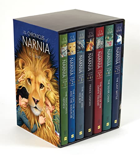 The Chronicles of Narnia Hardcover 7-Book Box Set: The Magician's Nephew , The Lion, the Witch and the Wardrobe, The Horse and His Boy, Prince ... Treader, The Silver Chair, The Last Battle The Chronicles of Narnia Hardcover 7-Book Box Set: The Magician's Nephew , The Lion, the Witch and the Wardrobe, The Horse and His Boy, Prince ... Treader, The Silver Chair, The Last Battle