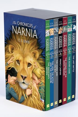 The Chronicles of Narnia Box Set (Books 1 to 7): The Magician's Nephew, The Lion, the Witch and the Wardrobe, The Horse and His Boy, Prince Caspian, ... Treader, The Silver Chair, The Last Battle The Chronicles of Narnia Box Set (Books 1 to 7): The Magician's Nephew, The Lion, the Witch and the Wardrobe, The Horse and His Boy, Prince Caspian, ... Treader, The Silver Chair, The Last Battle