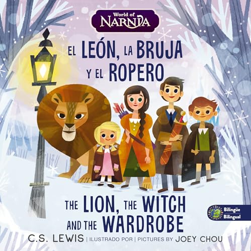 The Lion, the Witch, and the Wardrobe/ El león, la bruja y el ropero, Bilingual Board Book (Las Crónicas de Narnia) von Grupo Nelson