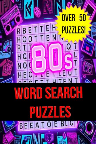 80s Word Search Puzzles: For vacations, holidays and leisure time - 6x9 inches 110 pages von Independently published