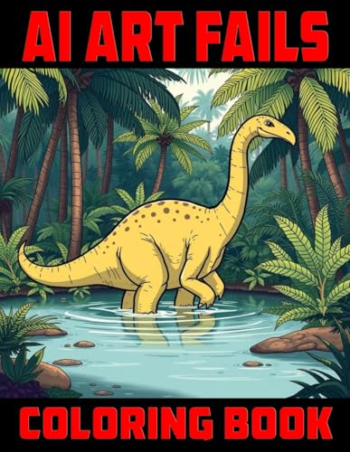 AI Art Fails Coloring Book: The Weird, the Wonky & the Absurdly Wonderful – A Coloring Experience! von Independently published