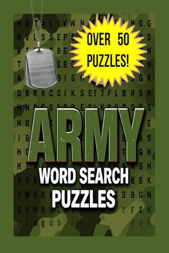 Army Word Search Puzzles: For vacations, holidays and leisure time - 6x9 inches 110 pages von Independently published