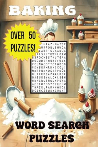 Baking Word Search Puzzles: For vacations, holidays and leisure time - 6x9 inches 110 pages von Independently published