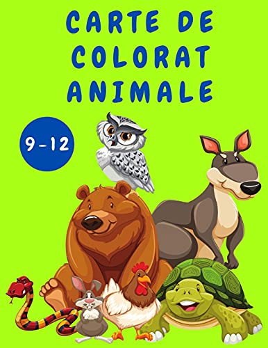 Carte de colorat pentru copii 9-12 cu Animale: Carte de activități pentru copii - Cărți de colorat cu animale - Pagini de colorat ... de colorat - Cărți pentru copii von Paradise K Publish