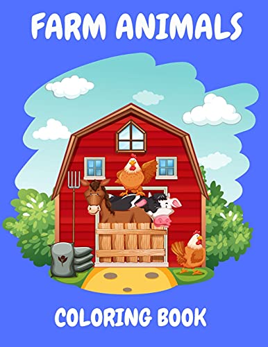 Farm Animals Coloring Book: Kids Coloring Book - Animal Coloring Book for Children - Activity Book for 4-8 Years Old - Coloring Books for Kids von Paradise K Publish