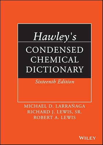 Hawley's Condensed Chemical Dictionary von Wiley