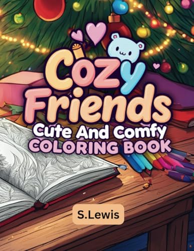 Cozy Friends Cute And Comfy Coloring Book: 60 Bold Christmas Designs for Adults and Teens: Featuring Easy , Festive illustrations for Creative Fun Cozy Friends Cute And Comfy Coloring Book: 60 Bold Christmas Designs for Adults and Teens: Featuring Easy , Festive illustrations for Creative Fun