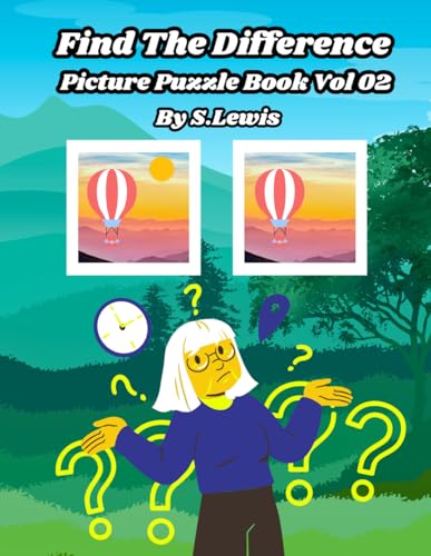 Find The Difference: Picture Puzzle Book Vol 02 (Find The Difference Book Series, Band 2)