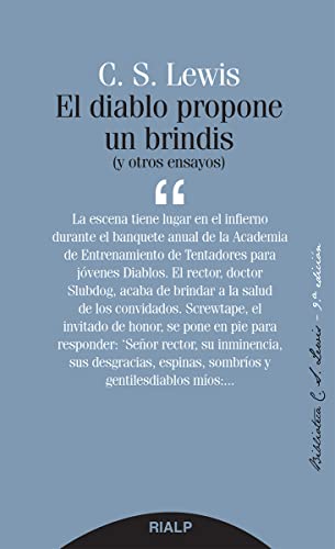 El diablo propone un brindis (Bibilioteca C. S. Lewis) von -99999