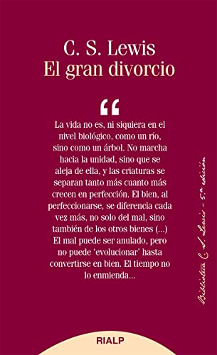 El gran divorcio (Bibilioteca C. S. Lewis) von Ediciones Rialp, S.A.