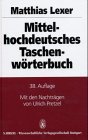 Mittelhochdeutsches Taschenwörterbuch