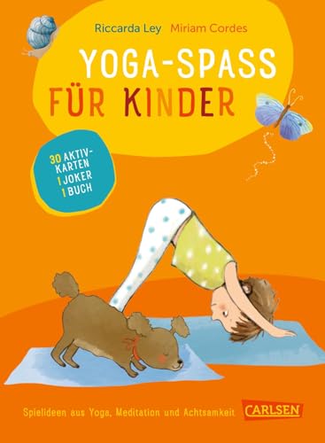 Yoga-Spaß für Kinder: Spielideen aus Yoga, Meditation und Achtsamkeit | Box mit Aktiv-Karten für Kinder ab 3 Jahren mit 31 Entspannungs- und ... Begleitbuch für die Kita und Zuhause von Carlsen