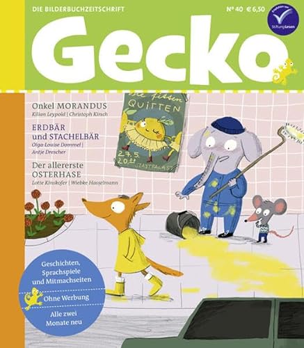 Gecko Kinderzeitschrift Band 40: Die Bilderbuch-Zeitschrift