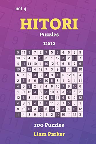 Hitori Puzzles - 200 Puzzles 12x12 vol.4 Hitori Puzzles - 200 Puzzles 12x12 vol.4 von Independently Published