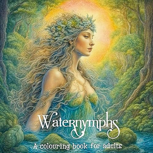Waternymphs: A colouring book for adults von Mijnbestseller.nl
