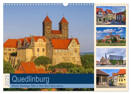 Quedlinburg - World Heritage Site in the Harz Mountains (Wandkalender 2025 DIN A3 quer), CALVENDO Monatskalender von CALVENDO
