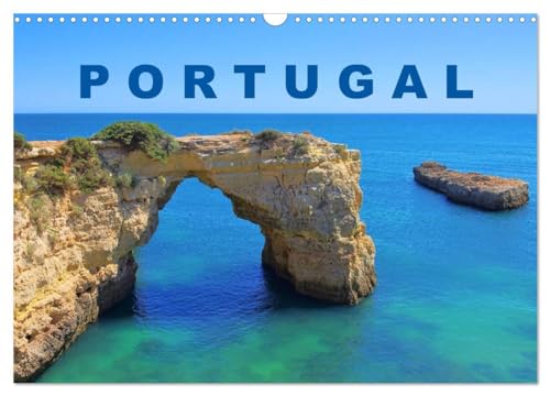 Portugal (Wandkalender 2025 DIN A3 quer), CALVENDO Monatskalender: Dieser Fotokalender führt Sie zu vielen Highlights in dem Land am Rande Europas. ... sich von großformatigen Bildern entführen. von CALVENDO
