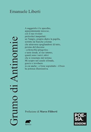 Grumo di antinomie (Poesiaedizioni) von Bertoni