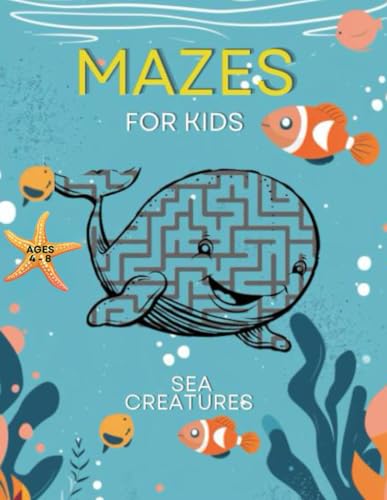 Mazes for kids: Maze Book For Ages 4-8 and Activity Book For Ages 4-8