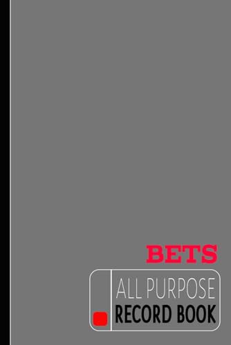 All Purpose Bets Record Book: All Purpose Bets Journal. Track and Note All Sports & Games Bets. Ideal for Sports Betters, Bookies, and Gambling Enthusiasts von Moonpeak Library