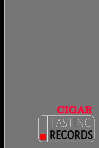 Cigar Tasting Records: Cigar Enthusiasts Journal. Detail & Note Every Smoke. Ideal for Aficionados, Collectors, and Sommeliers von Moonpeak Library