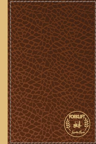 Forklift Inspection Records: Forklift Journal. Detail & Note Every Glass. Ideal for Mixologists, Bars & Restaurants, and Bartenders von Moonpeak Library
