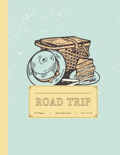 Road Trip Travel Journal: Fun Travelling Log Book. Note and Detail Every Journey. Ideal for Adventurers, Honeymooners, and Explorers von Moonpeak Library