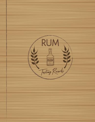 Rum Tasting Records: Rum Enthusiasts Journal. Detail & Note Every Glass. Ideal for Mixologists, Bars & Restaurants, and Bartenders von Moonpeak Library