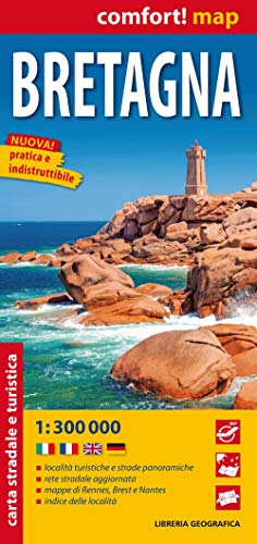 Bretagna 1:300.000 (Comfort! map) von Libreria Geografica