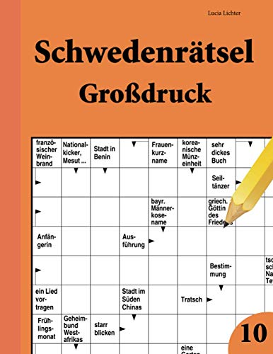 Schwedenrätsel Großdruck 10 von udv