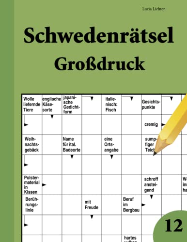 Schwedenrätsel Großdruck 12 von udv