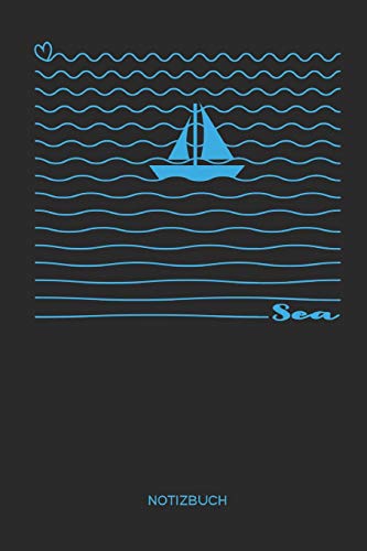 Notizbuch: Segel Notizbuch | Geschenk für Segler, Segel Fans, Segelsport Liebhaber und Abenteurer, Frauen und Männer die gerne segeln | 110 Seiten mit Punktraster zum Schreiben oder Zeichnen