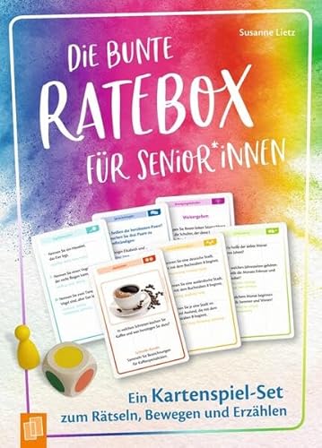 Die bunte Ratebox für Senioren und Seniorinnen Ein Kartenspiel-Set zum Rätseln, Bewegen und Erzählen