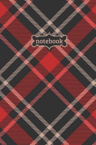 Notebook: Tartan Check Plaid Flannel Lumberjack Pattern Journal - Lined Journal & Diary for Writing Taking Notes (6"X9", 120 Pages)