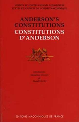 Les Constitutions d'Anderson: 1723