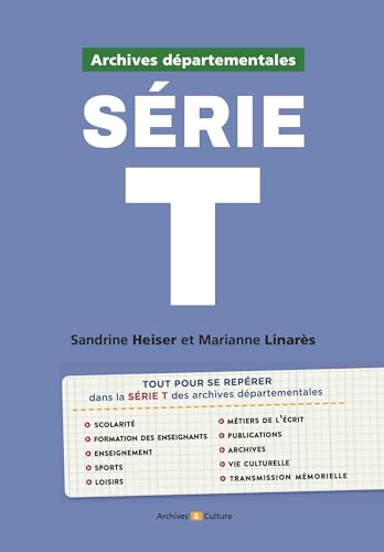 Archives départementales : série T von ARCHIVES CULT