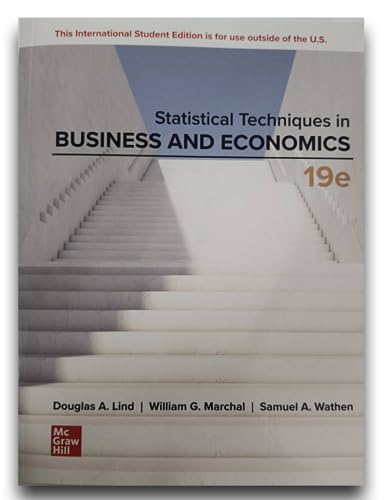 Statistical Techniques in Business and Economics ISE (Economia e discipline aziendali)
